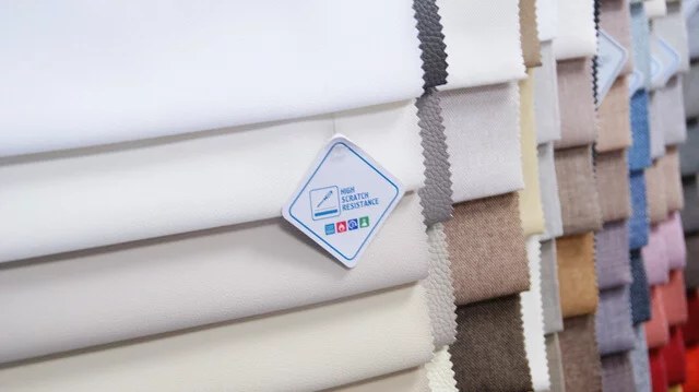 Eco-pelle resistente ai graffi, tonalità chiare